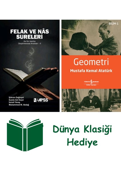 Felak ve Nas Sureleri + Geometri + Dünya Klasiği Hediye