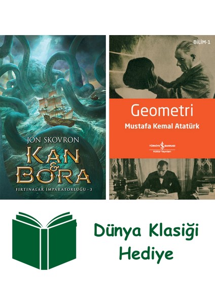 Kan ve Bora - Fırtınalar Imparatorluğu 3 + Geometri + Dünya Klasiği Hediye