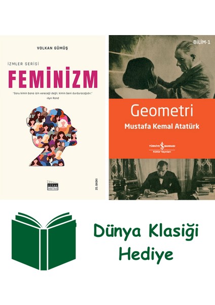 Feminizm + Geometri + Dünya Klasiği Hediye