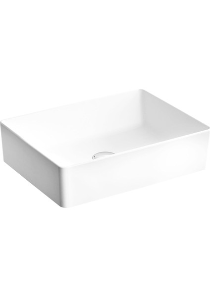 Nuo 7436B003-0016 Dikdörtgen Çanak Lavabo, 50 Cm, Beyaz