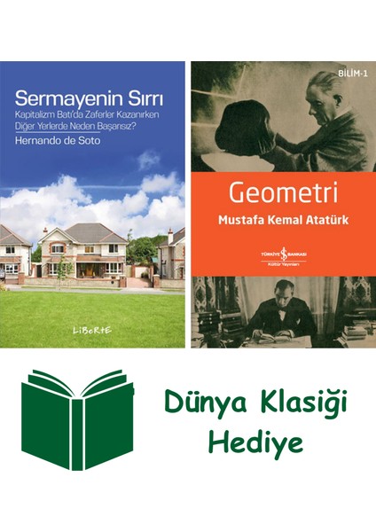 Sermayenin Sırrı + Geometri + Dünya Klasiği Hediye