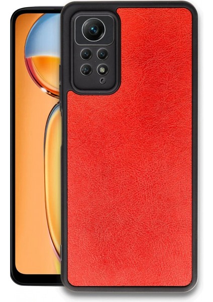 Xiaomi Redmi Note 12 Pro 4g Kılıf Aras Deri Kapak - Kırmızı (K95)