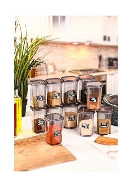 Life 12 Adet 450 ml Sızdırmaz Kapak Saklama Kabı I Etiket Hediyeli MIT1135 modelleri