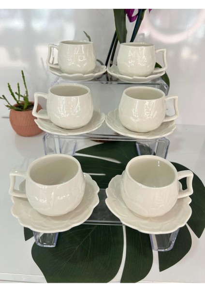 Gül Kahve Fincan Takımı