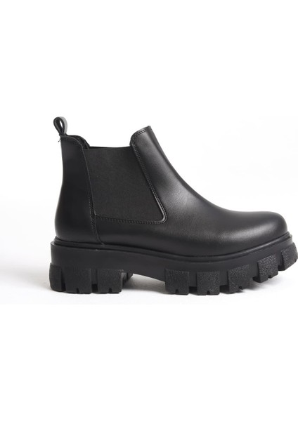 Julia Kadın Siyah Günlük Lastikli Bot modelleri