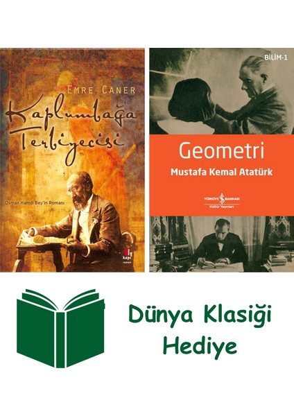 Kaplumbağa Terbiyecisi + Geometri + Dünya Klasiği Hediye