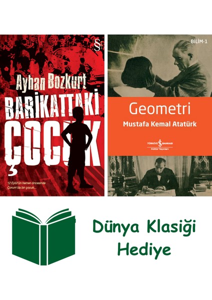 Barikattaki Çocuk + Geometri + Dünya Klasiği Hediye