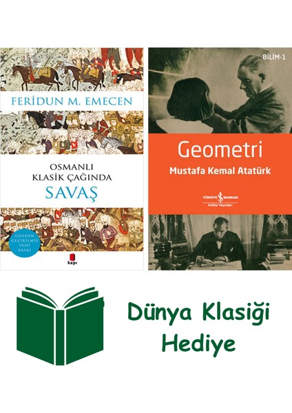 Osmanlı Klasik Çağında Savaş + Geometri + Dünya Klasiği Hediye