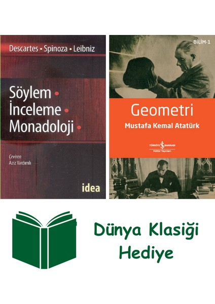 Söylem, Inceleme, Monadoloji + Geometri + Dünya Klasiği Hediye