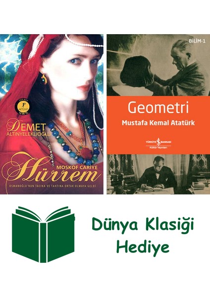 Moskof Cariye Hürrem (Cep Boy) + Geometri + Dünya Klasiği Hediye