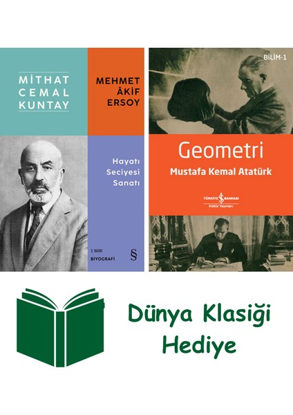 Mehmet Âkif Ersoy - Hayatı Seciyesi Sanatı + Geometri + Dünya Klasiği Hediye
