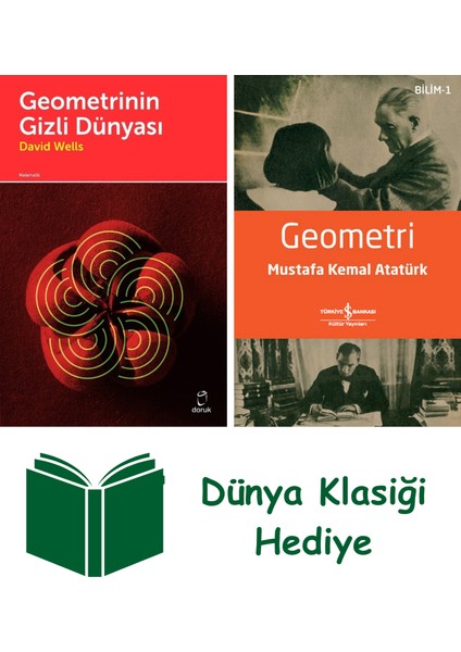 Geometrinin Gizli Dünyası + Geometri + Dünya Klasiği Hediye