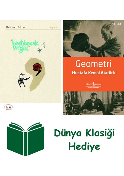 Bastıbacak Virgül + Geometri + Dünya Klasiği Hediye