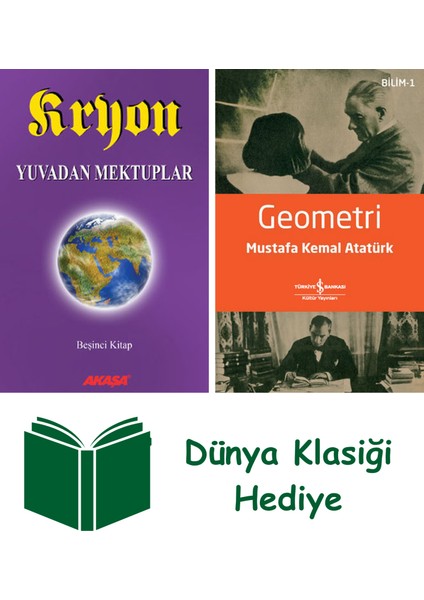 Kryon - Yuvadan Mektuplar 5.kitap + Geometri + Dünya Klasiği Hediye