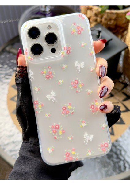 Iphone 16 Promax Uyumlu Baskılı Parmak Izi Bırakmaz Mat Şeffaf Kılıf