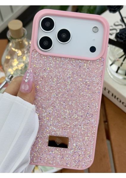 Iphone 17 Promax Uyumlu Elmas Tasarımlı Taşlı Işıltılı Parlak Pırlanta Kılıf modelleri