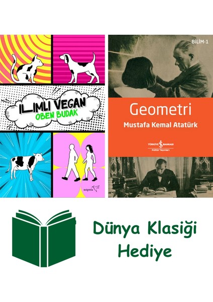 Ilımlı Vegan + Geometri + Dünya Klasiği Hediye