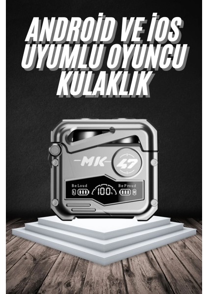 Bluetooth Kulaklık Dokunmatik Kontrol Tws Kablosuz Kulaklık Hi-Fi Stereo