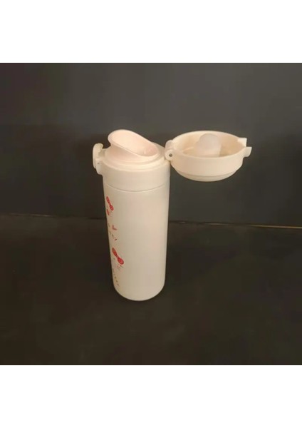 Çocuk Termos Matara Paslanmaz Çelik Hello Kitty Figürlü Bej H33912 modelleri