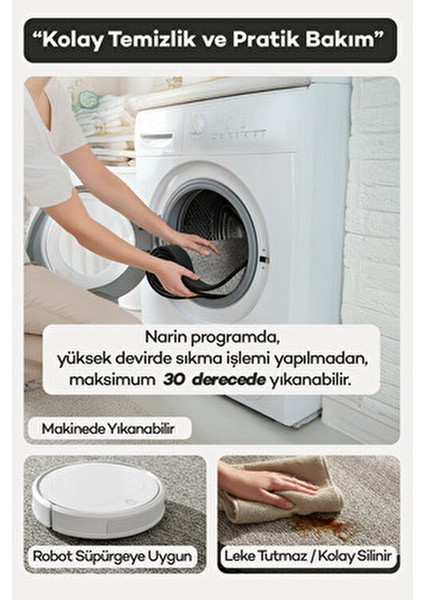 Pratico Bej Kaydırmaz Taban Halı Dijital Baskı Yumuşak Sisal Hasır Görünüm Yıkanabilir Mutfak Halısı modelleri