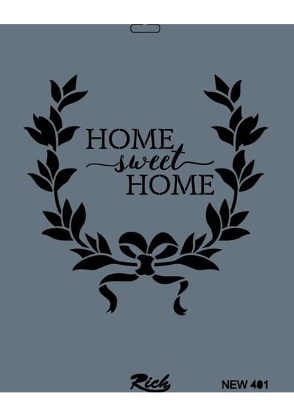 Rich New Seri N-401 Stencil 35X25 cm