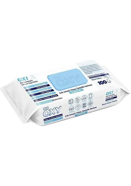 Yuzey Tem.havlusu 100'LU Beyaz Sabun 2 Adet