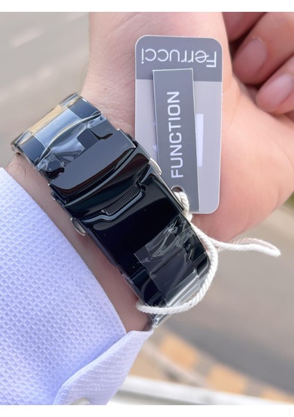 Çelik Kordon 3 Atm Suya Dayanıklı Özel Tasarım Erkek Kol Saati VS.BLKT.0365 modelleri