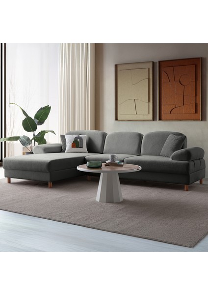 Aries Yataklı Sandıklı Köşe Takımı Antrasit Sol Köşe fiyatları