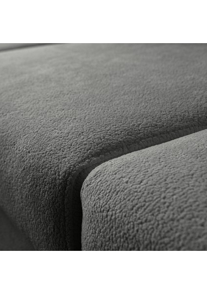 Aries Yataklı Sandıklı Köşe Takımı Antrasit Sol Köşe