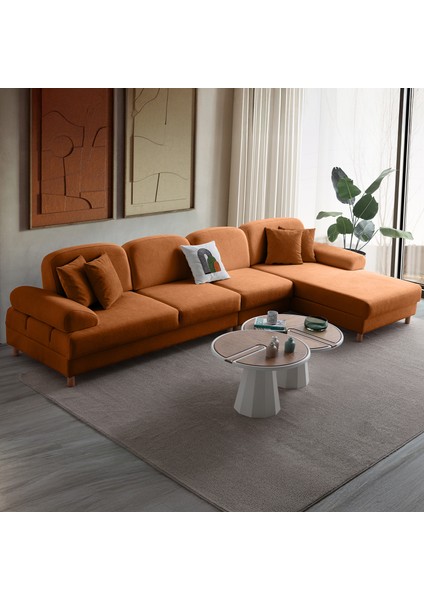 Aries Yataklı Sandıklı Piyonlu Köşe Takımı Turuncu Sağ Köşe