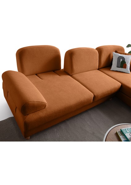 Aries Yataklı Sandıklı Piyonlu Köşe Takımı Turuncu Sağ Köşe