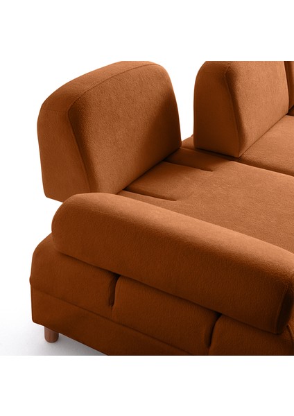 Aries Yataklı Sandıklı Piyonlu Köşe Takımı Turuncu Sağ Köşe