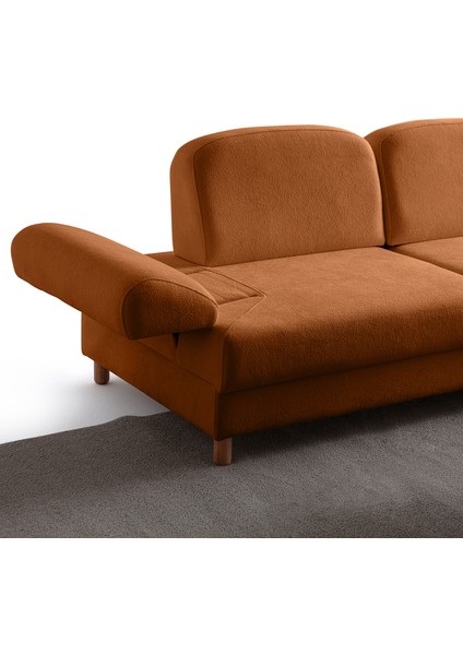 Aries Yataklı Sandıklı Piyonlu Köşe Takımı Turuncu Sağ Köşe