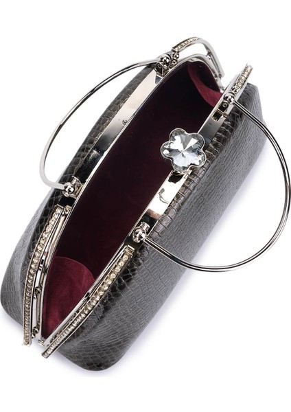 Kadın Suni Deri Antrasit Abiye Çanta 1083 031 Bn Cnt SK25-26 Antrasıt Fsly modelleri