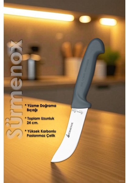 Sürmene Gri Serisi Mutfak Bıçak Seti Yüzme Sıyırma Kasap Et Ekmek Sebze Bıçağı 4 Lü Set HDS-105 indirimleri