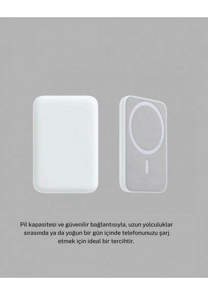 Magsafe 15W Kablosuz Hızlı Şarj, Lightning Girişli Taşınabilir Batarya fırsatları