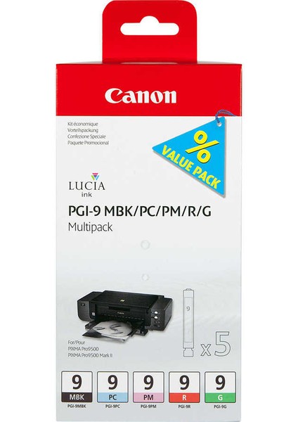 PGI-9-1033B011 Mbk-Pc-Pm-R-G Orijinal Kartuş Paketi fiyatları