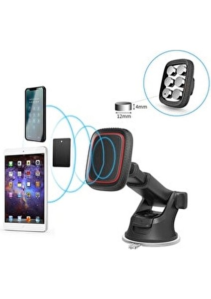 Universal Tüm Araçlara Uyumlu Mıknatıslı Akrobat Araç Telefon Tutucu Hareketli Araba Içi Tutacağı modelleri