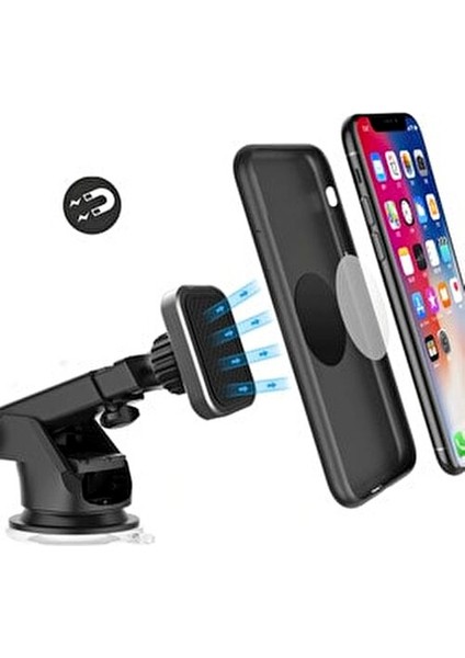 Universal Tüm Araçlara Uyumlu Mıknatıslı Akrobat Araç Telefon Tutucu Hareketli Araba Içi Tutacağı indirimleri