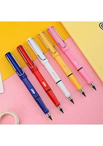 Bitmeyen Sonsuz Kalem Tükenmeyen Kurşun Kalem Eskiz Çizim Boyama Kalemi - Gövde Rengi Seçmeli 1 Adet