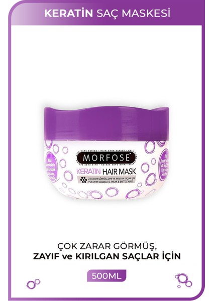 Saç Maskesi 500ML Keratin/mor