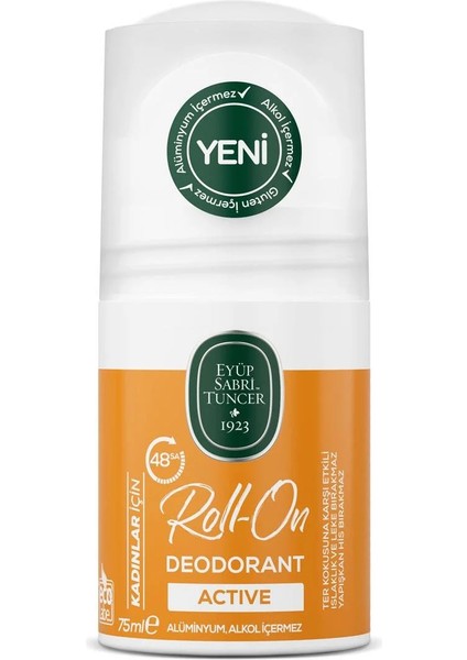 Eyüp Sabri Tuncer Kadın Roll On Deodorant 75 ml Active