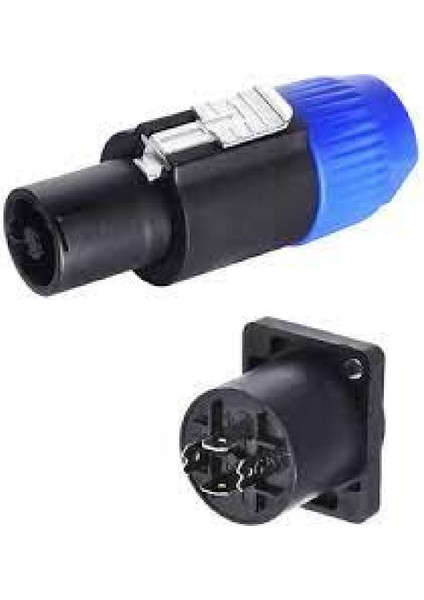 Spekon Erkek Fiş - 4 Pin Hoparlör Jak Konnektör Kaliteli - 10 Adet modelleri