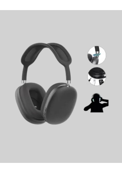 Bluetooth V5.0 Kablosuz Kulak Üstü Kulaklık | Katlanabilir, Mikro USB Girişli fiyatları