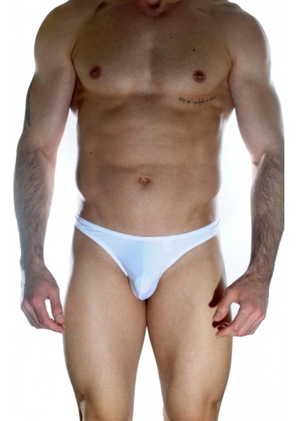 - Erkek Arkası Metalli Beyaz Tanga fiyatları