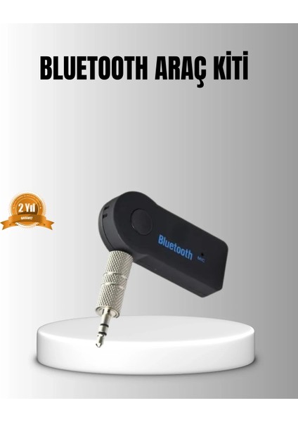 Bluetooth Aux Araç Kiti Eller Serbest Müzik Çalar Dahili Mikrofonlu