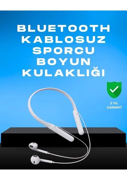 Kablosuz Bluetooth Kulaklık – Boyun Askılı, 100 Saat Pil Ömrü