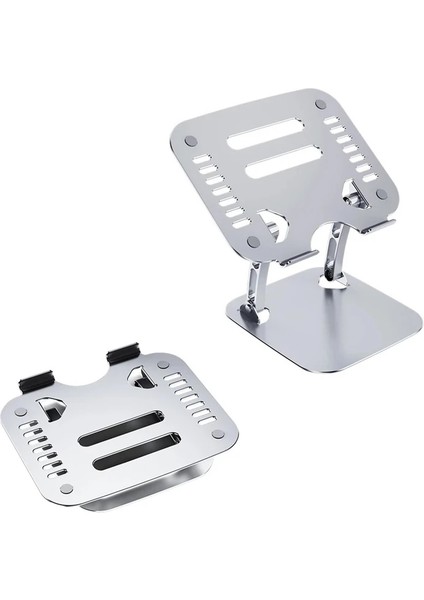 Ally T602 Ayarlanabilir Katlanır Isı Havalandırmalı Alüminyum Laptop Standı-( - ?51?04E2-6G7 modelleri