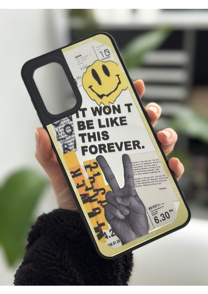 Samsung Galaxy A23 Uyumlu Aynalı Forever Tasarımlı Silikon Kılıf