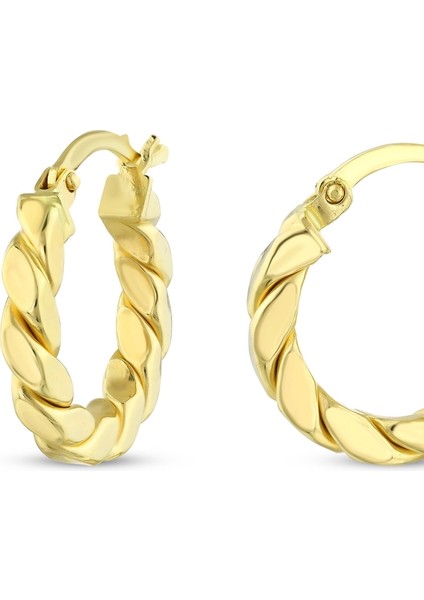 Altın Halka Küpe - 14K fiyatları